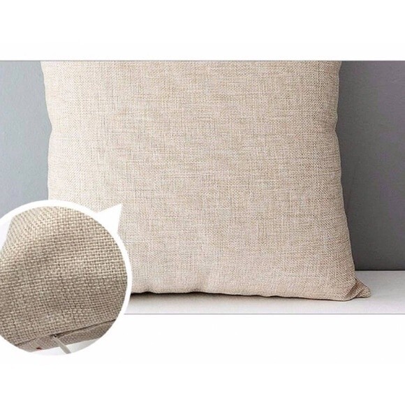 Vintage Distressed Style Decorative Pillow Cushion Cover - 17x17 - Picture 2 of 6